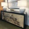 Solid Oak and Veneer Credenza - Image 2