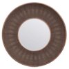Round Faux Shagreen Texture Mirror - Image 4
